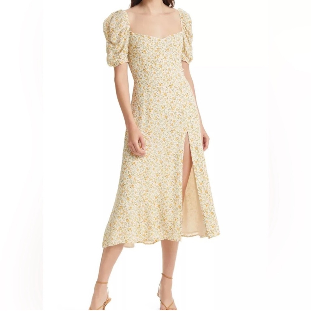 REFORMATION Bandit floral-print midi dress NWT Sz 4